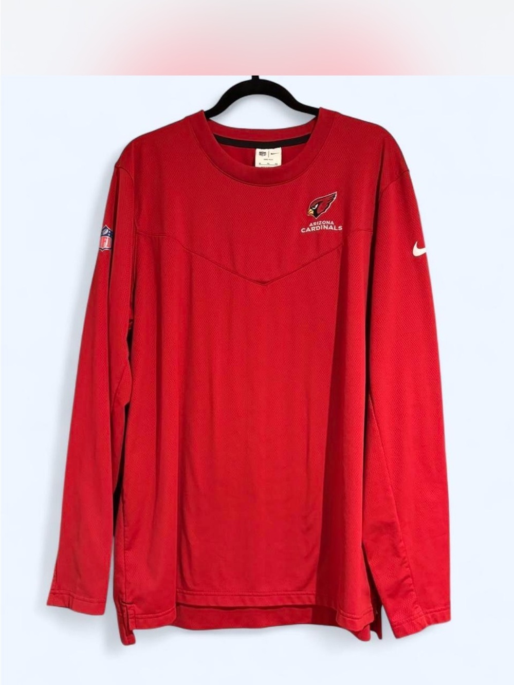 NFL Arizona Cardinals Red Long-Sleeve Team Shirt